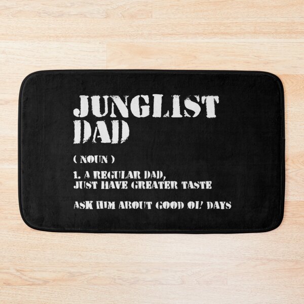 Item preview, Junglist Dad Description v2 ( Funny Jungle Raver Father ) designed and sold by WULFLAND ARTS.
