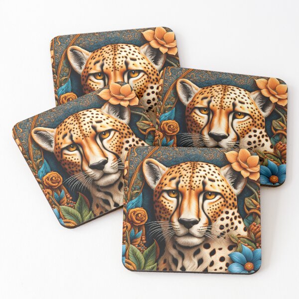 Item preview, AFRICAN CHEETAH~Spirit Animal~Wild Nature Big Cat Lover~College Dorm AirBnB Real Estate Travel Guest Home Decor~Birthday Christmas Gift designed and sold by Spinning Plates 360.