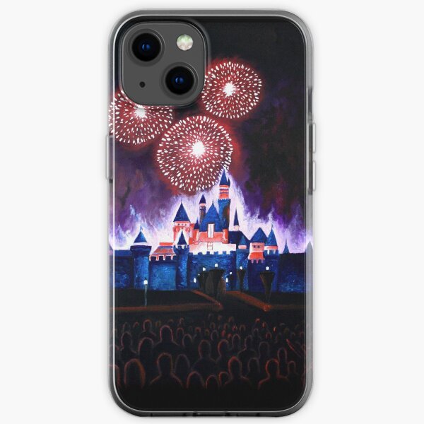 Fireworks over the Castle iPhone Soft Case