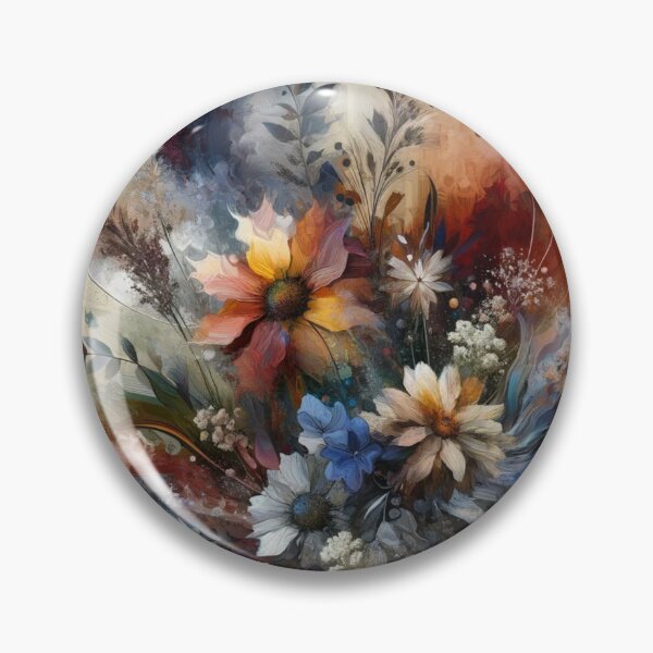 Item preview, Floral Fusion: Modern Wildflower Abstract Art designed and sold by CoussaZau.