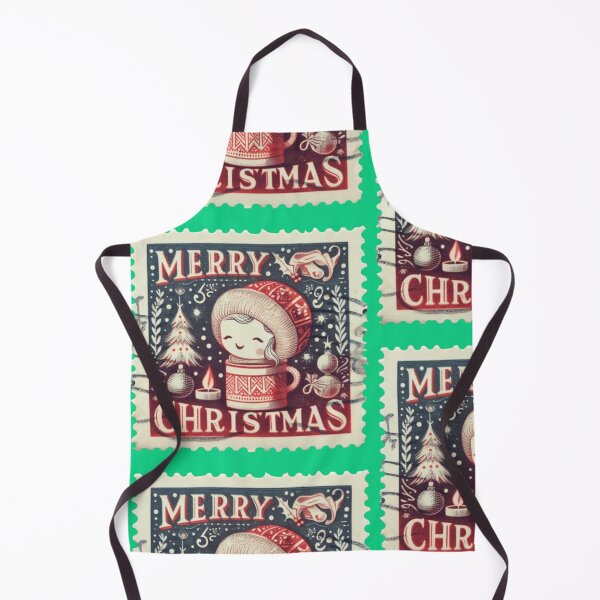 Item preview, Vintage Merry Christmas 5c US Postal Stamp designed and sold by Attire mukashaf.
