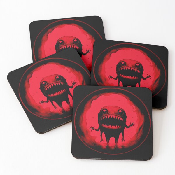 Item preview, Grummlesnatch Multicolored red black - little monsters collection by Red Siri0 designed and sold by Red Siri0 Art.