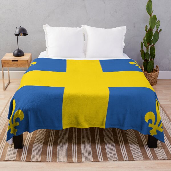 Item preview, Ukraine Ukrainian Quebec Quebecois Flag designed and sold by FlagX.