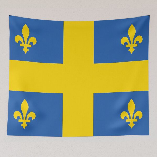 Item preview, Ukraine Ukrainian Quebec Quebecois Flag designed and sold by FlagX.