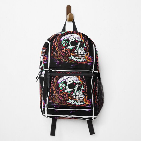 Item preview, flame skull tileartwork 2023 designed and sold by tileartwork.