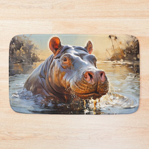 Item preview, Hippo Art #2 | Hippo Lovers designed and sold by ksgraphics222.