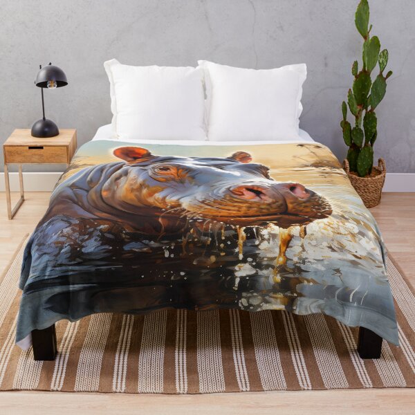 Item preview, Hippo Art #2 | Hippo Lovers designed and sold by ksgraphics222.