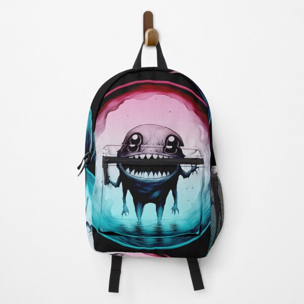 Item preview, Grummlesnatch Multicolored dark pink and blue - little monsters collection by Red Siri0 designed and sold by Red Siri0 Art.