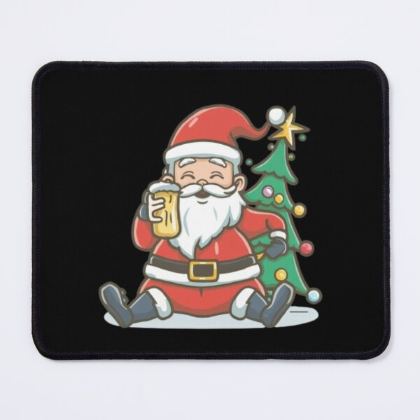 Item preview, Santa Claus under a Christmas tree designed and sold by MKShopZurich.