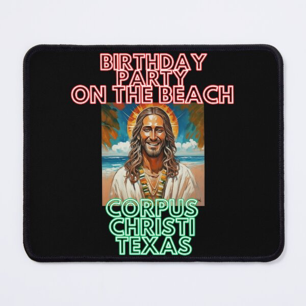 Item preview, Birthday party on the beach with Jesus Corpus Christi TX christian gifts designed and sold by thankful-loco.