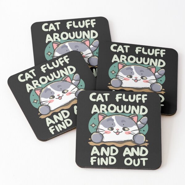 Item preview, Fluff Around And Find Out Funny Sarcastic Cat Quote Classic T-Shirt designed and sold by MizoX7.
