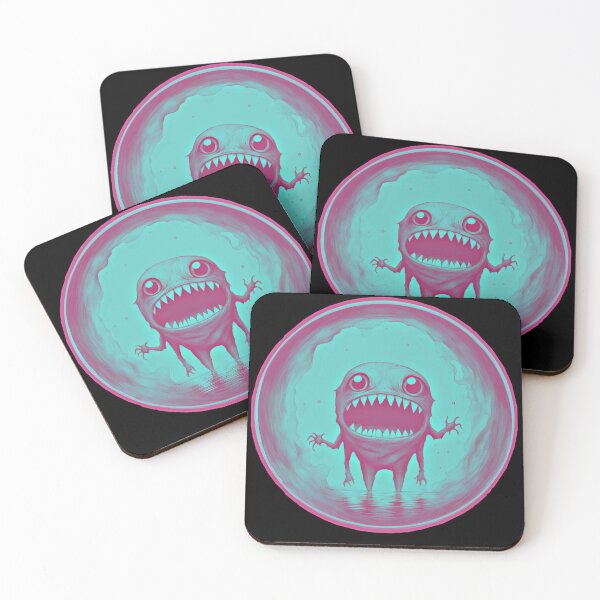 Item preview, Grummlesnatch Multicolored light pink and blue - transgender flag little monsters collection by Red Siri0 designed and sold by Red Siri0 Art.