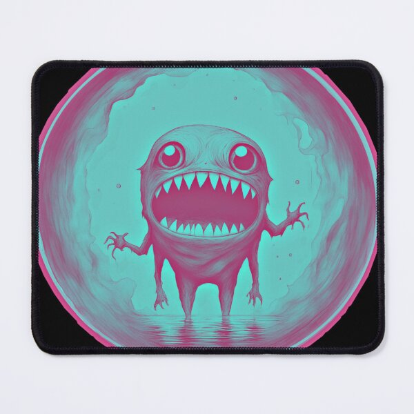 Item preview, Grummlesnatch Multicolored light pink and blue - transgender flag little monsters collection by Red Siri0 designed and sold by Red Siri0 Art.