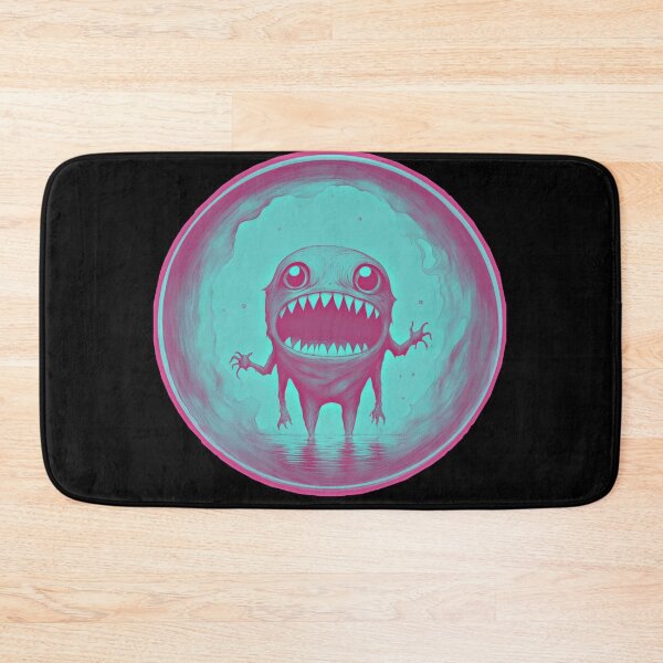 Item preview, Grummlesnatch Multicolored light pink and blue - transgender flag little monsters collection by Red Siri0 designed and sold by Red Siri0 Art.
