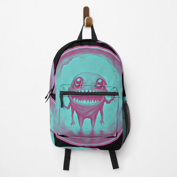 Item preview, Grummlesnatch Multicolored light pink and blue - transgender flag little monsters collection by Red Siri0 designed and sold by Red Siri0 Art.