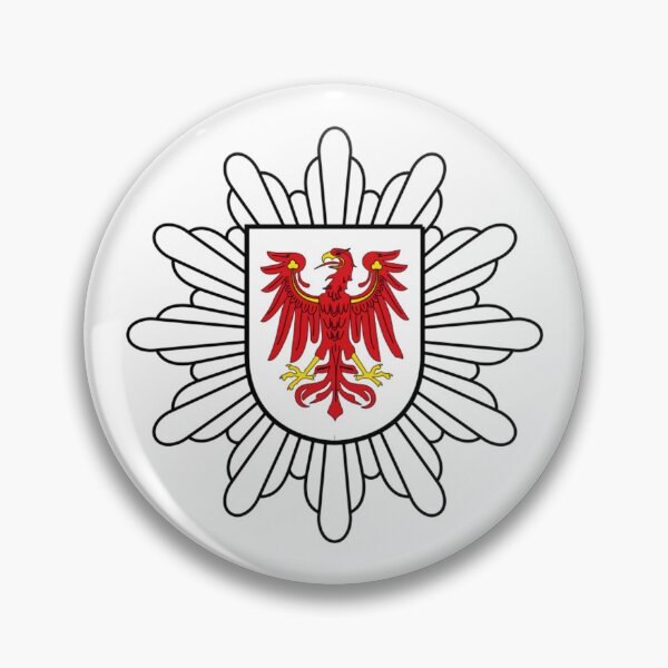 Item preview, Emblem of Brandenburg Police designed and sold by HeraldryCabinet.