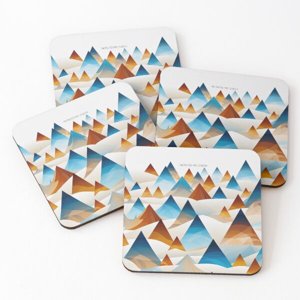 Item preview, GEOMETRIC MOUNTAIN MOSAIC designed and sold by MonolithicEarth.