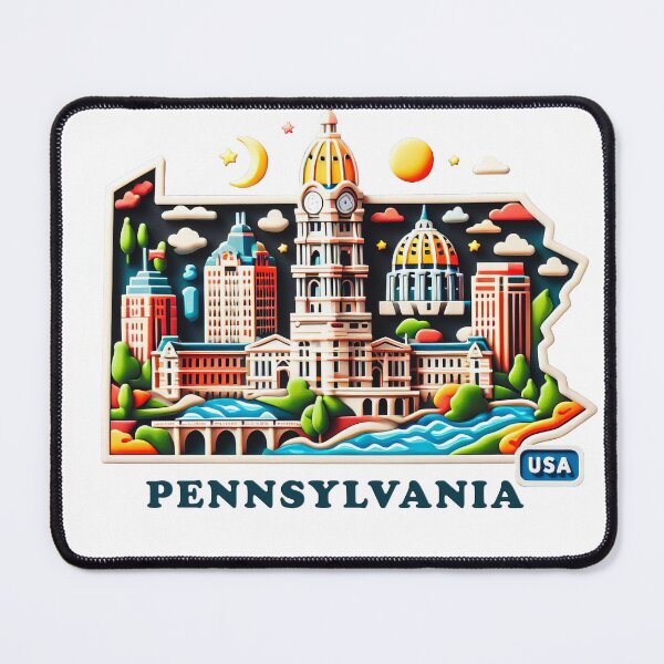 Item preview, PENNSYLVANIA State in USA designed and sold by primtawan.