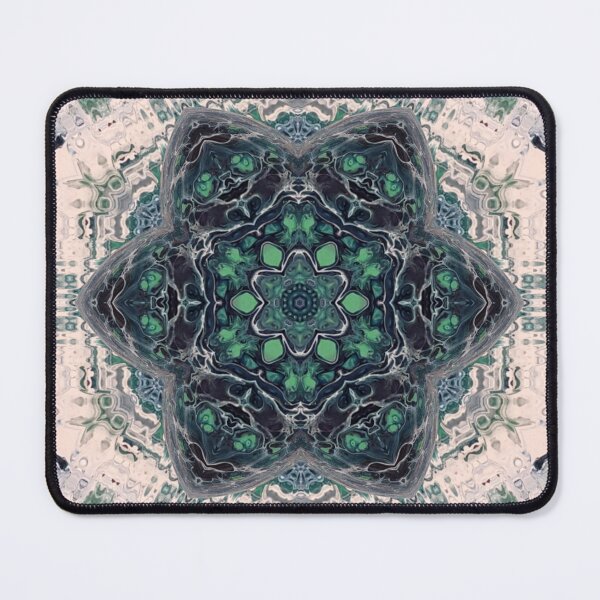 Item preview, Abstract Green Star Painting designed and sold by KiwiArtistDK.