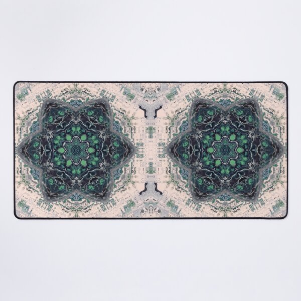 Item preview, Abstract Green Star Painting designed and sold by KiwiArtistDK.