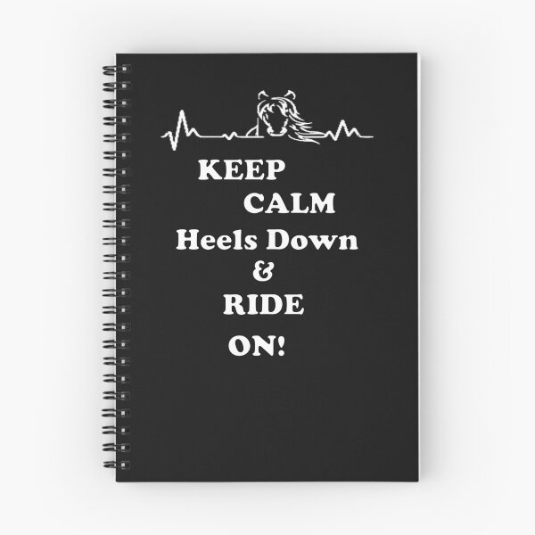 Item preview, Horseback Horse riding shirt, equestrian keep calm ride on! designed and sold by SilverWingInc.