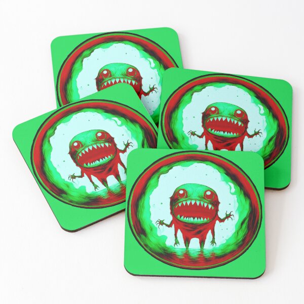 Item preview, Grummlesnatch Multicolored red green little monsters collection by Red Siri0 designed and sold by Red Siri0 Art.
