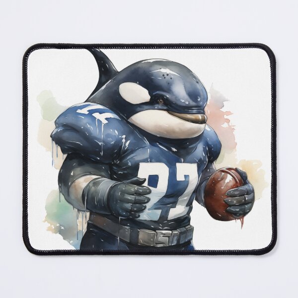 Item preview, Orca as an American Football Player designed and sold by Sp3ctrumOfColor.