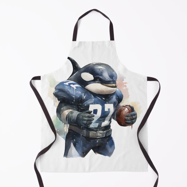 Item preview, Orca as an American Football Player designed and sold by Sp3ctrumOfColor.