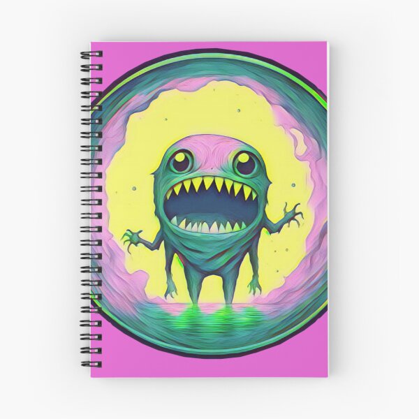 Item preview, Grummlesnatch Multicolored pink yellow green - little monsters collection by Red Siri0 designed and sold by Red Siri0 Art.