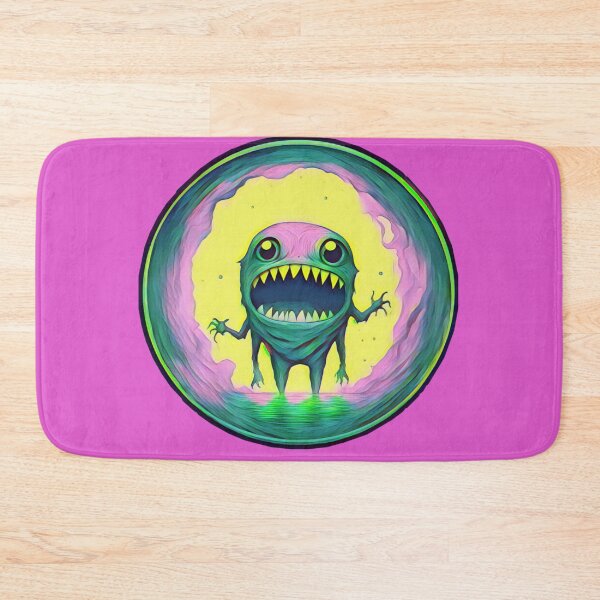 Item preview, Grummlesnatch Multicolored pink yellow green - little monsters collection by Red Siri0 designed and sold by Red Siri0 Art.