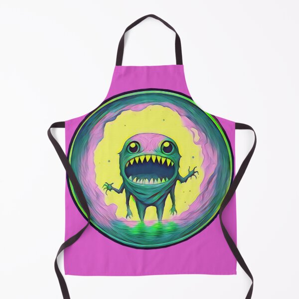 Item preview, Grummlesnatch Multicolored pink yellow green - little monsters collection by Red Siri0 designed and sold by Red Siri0 Art.