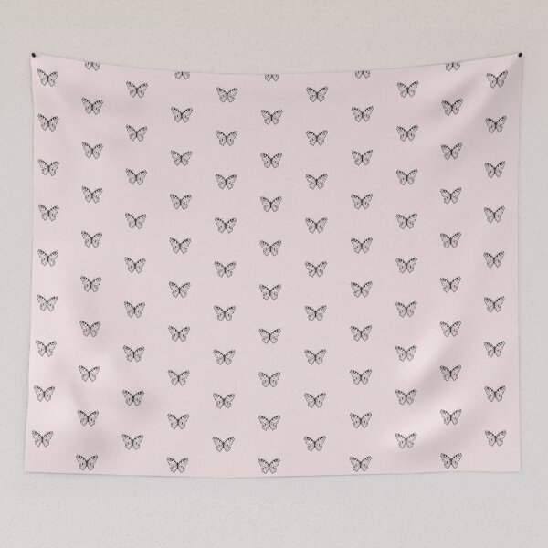 Item preview, Simple Black Butterfly Line Drawn  designed and sold by UniqueBoutique4.