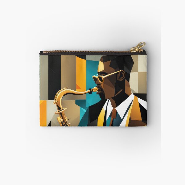 Item preview, Abstract music, saxophone cubic designed and sold by Wallisart.