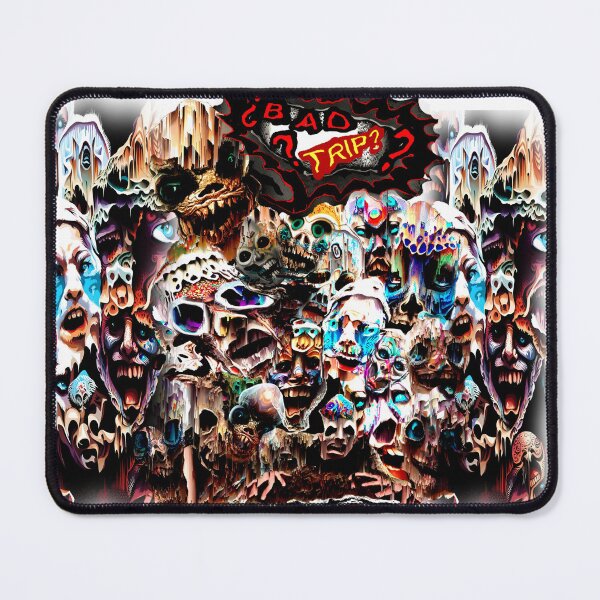 Item preview, Bad Trip? | Trippy Psychedelic Chaos | Warped Face Glitch Graphic | LSD OMG WTF designed and sold by DopeStick.