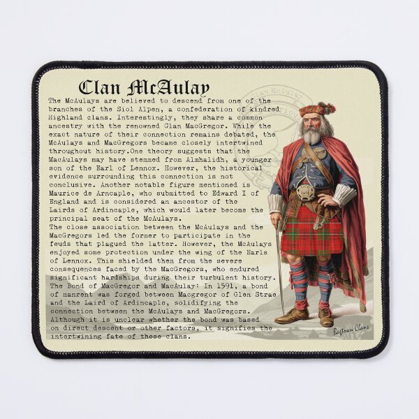 Item preview, Clan McAulay Scottish History  designed and sold by BagTown Clans.