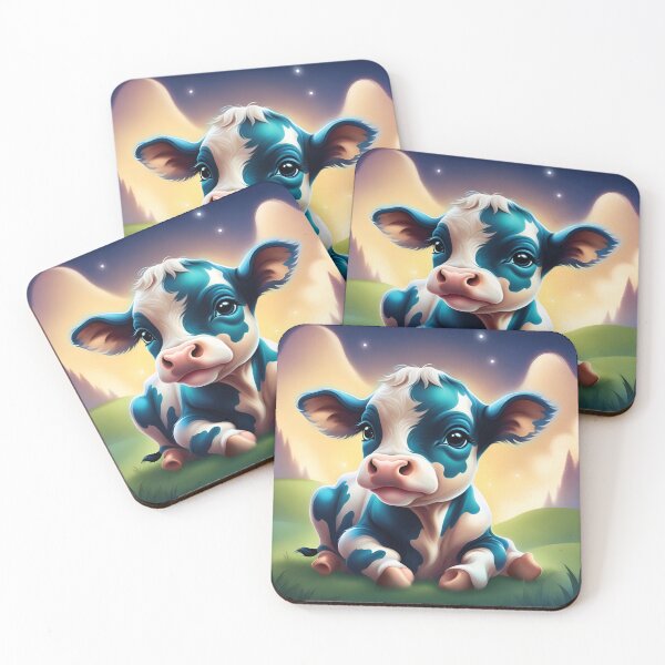 Item preview, Cute baby cow  designed and sold by WeirdVision.