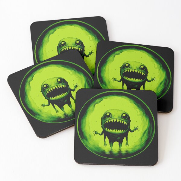Item preview, Grummlesnatch Multicolored black and green - little monsters collection by Red Siri0 designed and sold by Red Siri0 Art.