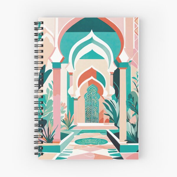 Item preview, Tropical Arches Pastel Abstract Impressionism Art designed and sold by Hints-of-Home.