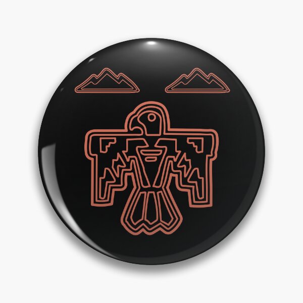 Item preview, Aztec Petroglyph Thunderbird Motif Design designed and sold by EarthArtDesigns.