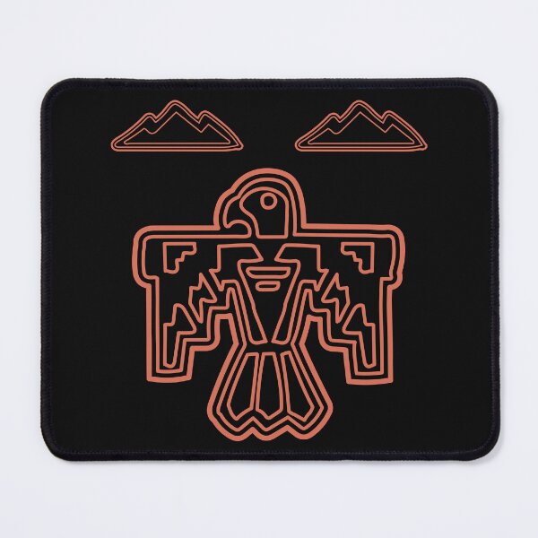 Item preview, Aztec Petroglyph Thunderbird Motif Design designed and sold by EarthArtDesigns.