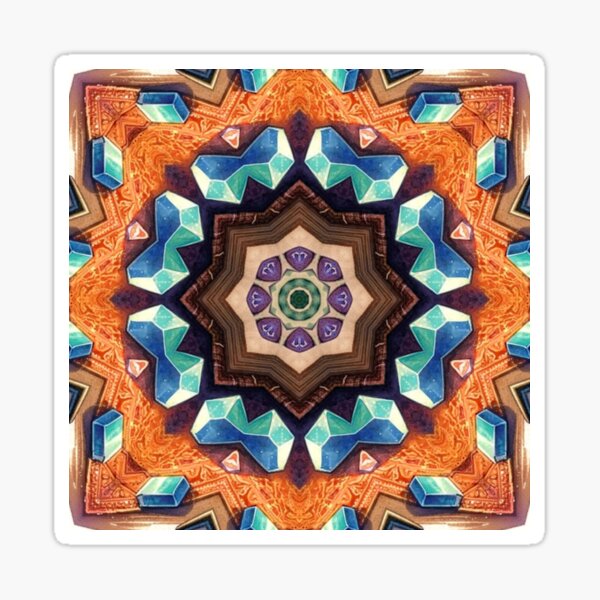 Vista previa del artículo con la obra «Turquesa suroeste, morado y marrón.», diseñado y vendido por MischiefParlor.