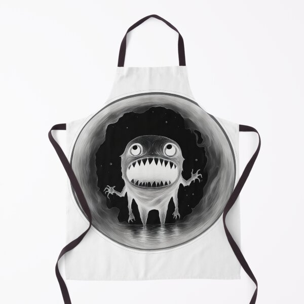 Item preview, Grummlesnatch Multicolored white on black - little monsters collection by Red Siri0 designed and sold by Red Siri0 Art.