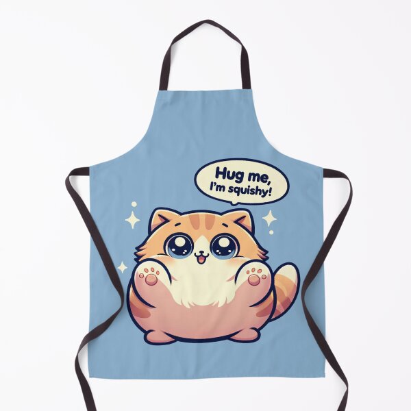 Item preview, Hug Me, I'm Squishy! Chonky Cat designed and sold by ZenEverAI.