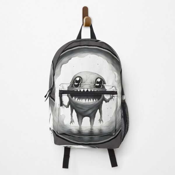 Item preview, Grummlesnatch Multicolored black and white 2 - little monsters collection by Red Siri0 designed and sold by Red Siri0 Art.