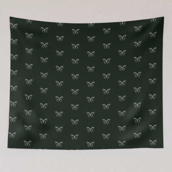 Item preview, Simple White Butterfly line Drawn designed and sold by UniqueBoutique4.