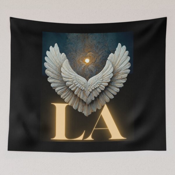Item preview, LA Los Angeles angels wings with tunel of light elegant style funny gifts designed and sold by thankful-loco.