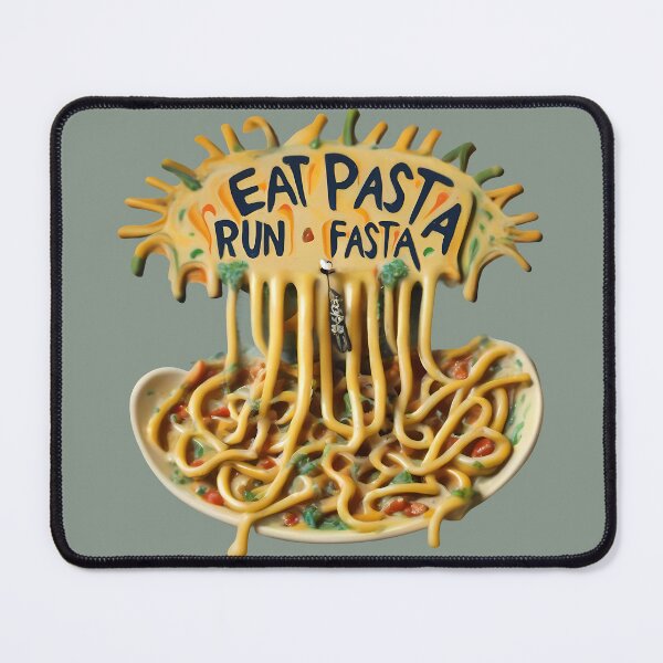 Item preview, Chaos of Carbs: Eat Pasta, Run Fasta, Dada Vibes! designed and sold by @ndrys.