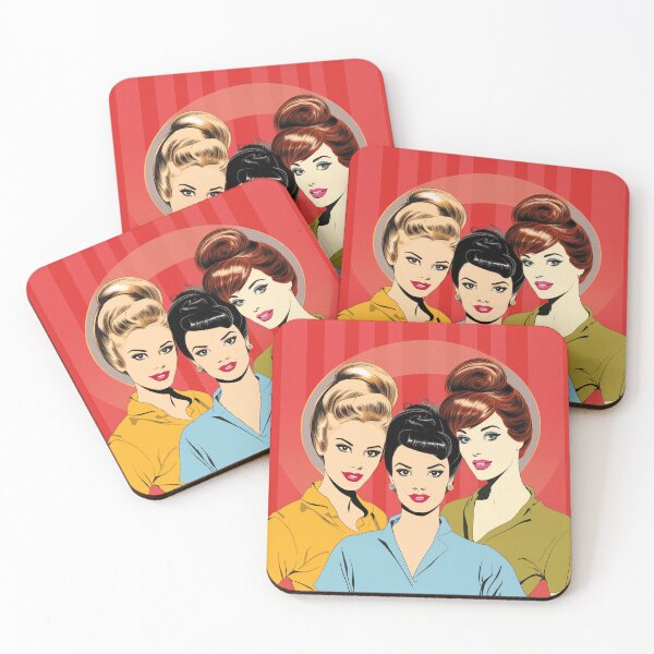 Item preview, Retro Chics Hair Salon designed and sold by TrendyArtInk.