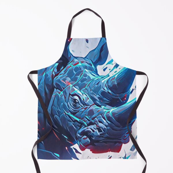 Item preview, Shattering Blue Rhino Art designed and sold by TheAnimalZ00.