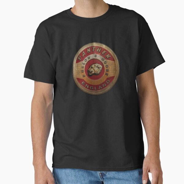 Item preview, Panther motorcycle Tank Badge Panther 100 Panther 120 distressed print P&M British classic motorcycle Phelon and Moore Cleckheaton Yorkshire England designed and sold by Sakurabomb.